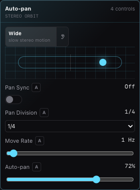Miao Auto-pan effect module