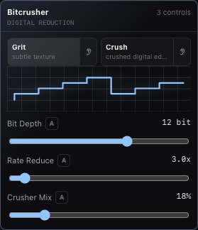 Miao Bitcrusher effect module