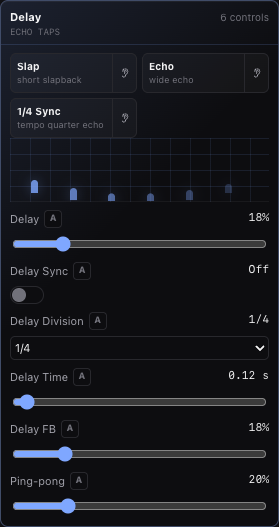 Miao Delay effect module