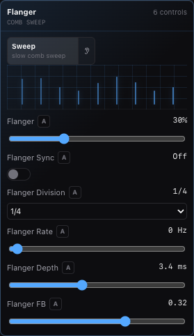Miao Flanger effect module