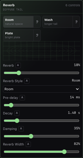 Miao Reverb effect module